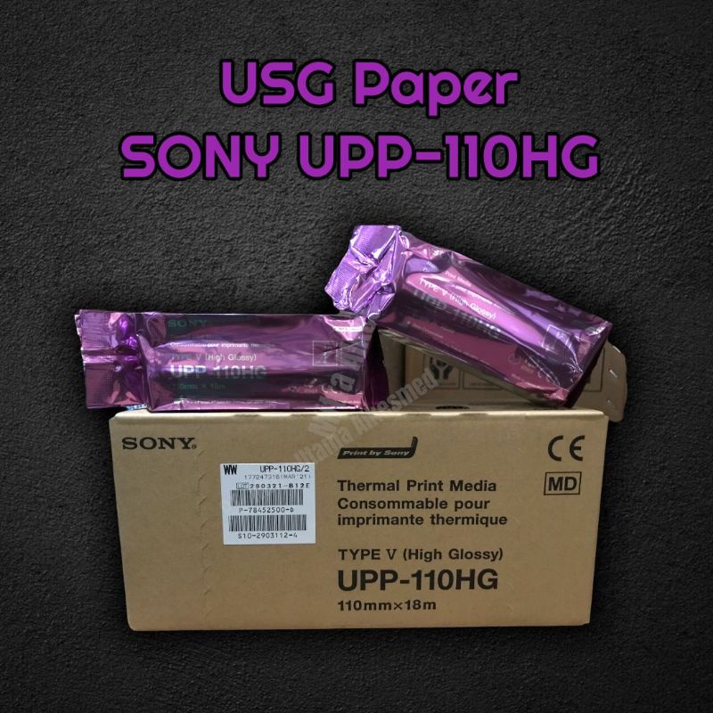 Jual Kertas USG Sony Upp 100hg L Paper USG Sony 110hg Shopee Indonesia