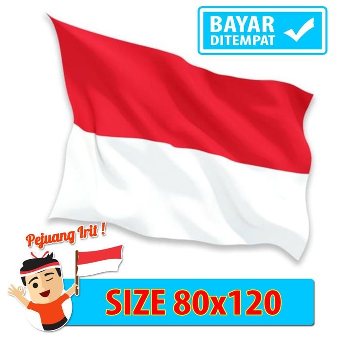 Jual Bendera Merah Putih Cm X Cm Kain Tebal Kemerdekaan Indonesia