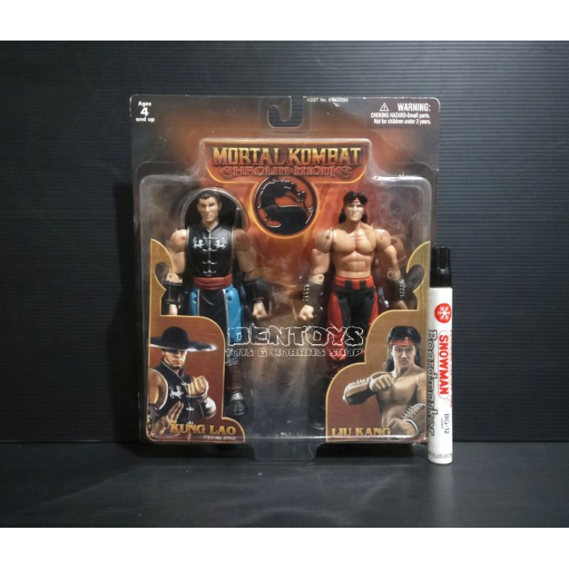 Jual MORTAL KOMBAT SHAOLIN MONK LIU KANG KUNG LAO ACTION FIGURE