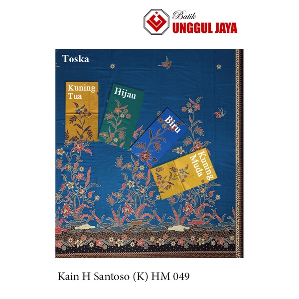 Jual Kain Batik Unggul Jaya Putri Jelita H Santoso Hitam Manis 049