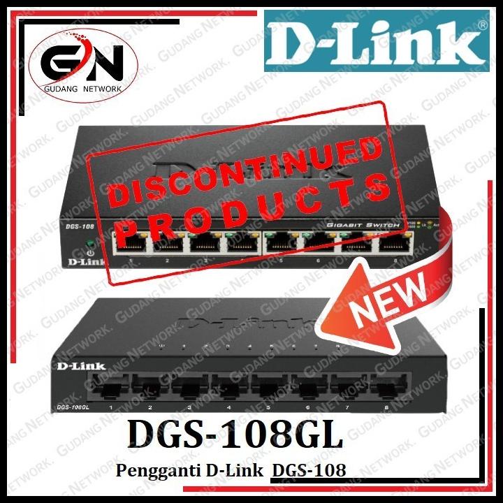 Jual Dlink Dgs 108 8 Port 10 100 1000M Unmanaged Switch Metal Case