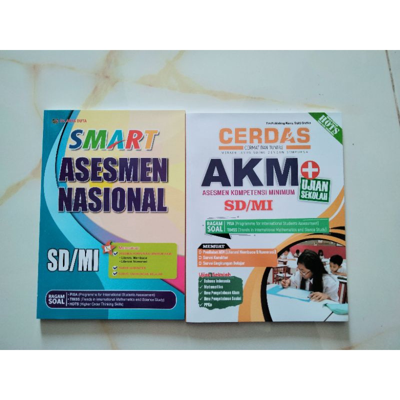 Jual BUKU AKM ASSESMEN KOMPETENSI MINIMUM Cerdas Akm Smart Akm SD MI