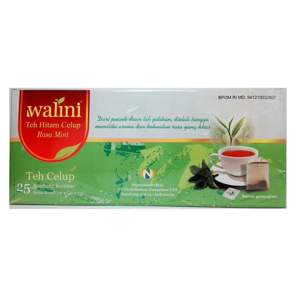 Jual Walini Teh Celup Rasa Mint X G Shopee Indonesia