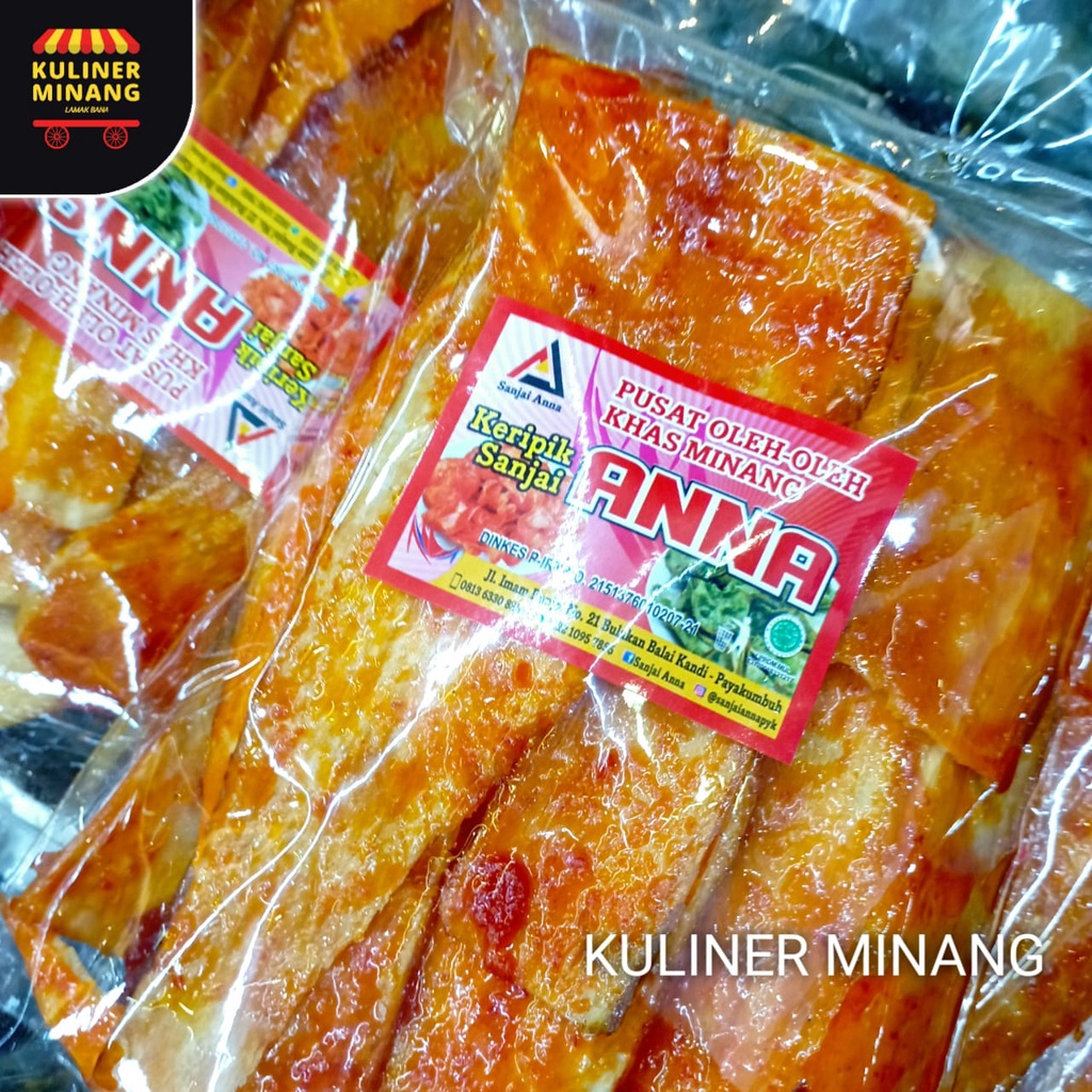 Jual Sanjai Balado Panjang Anna Oleh Oleh Asli Cemilan Kampung Makanan