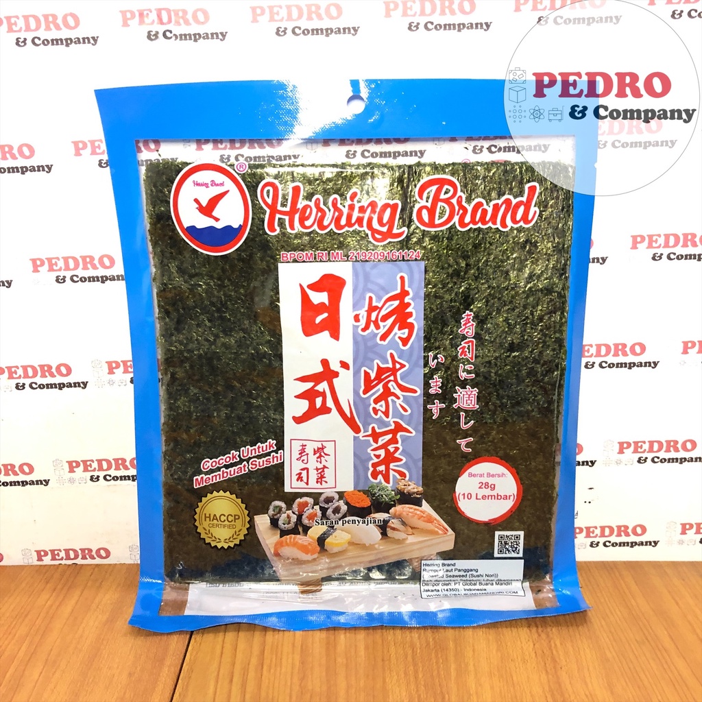 Jual Herring Brand Rumput Laut Panggang Sushi Nori Gram Seaweed