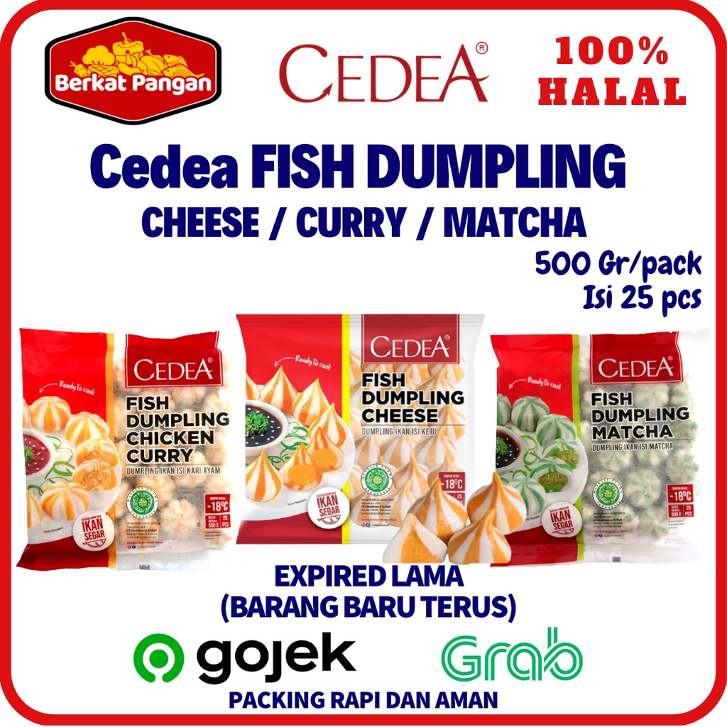 Jual CEDEA Fish Dumpling Cheese Dumpling Chicken Curry Dumpling