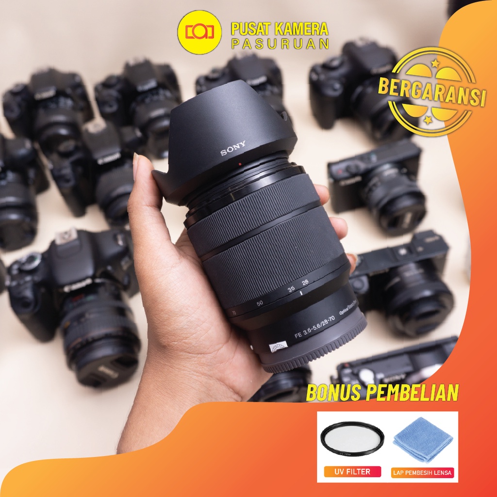 Jual Lensa Sony Fe Mm Mulus Lensa Kit Sony A Ii A A Iii Bekas