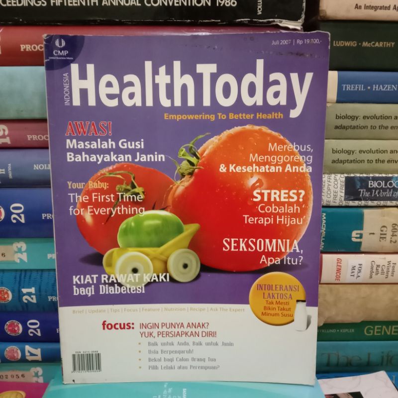 Jual Majalah Health Today Indonesia Empowering To Better Health