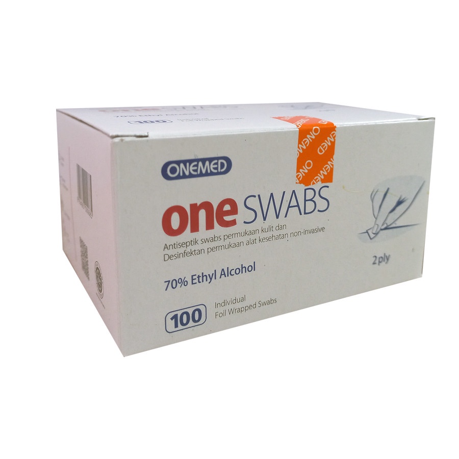 Jual Oneswab Onemed Alcohol Swab Isi Pcs Shopee Indonesia