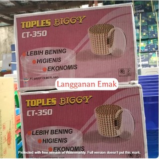 Jual Biggy CT 350 Toples Kue Kering Nastar Toples Tabung CT350 Ukuran