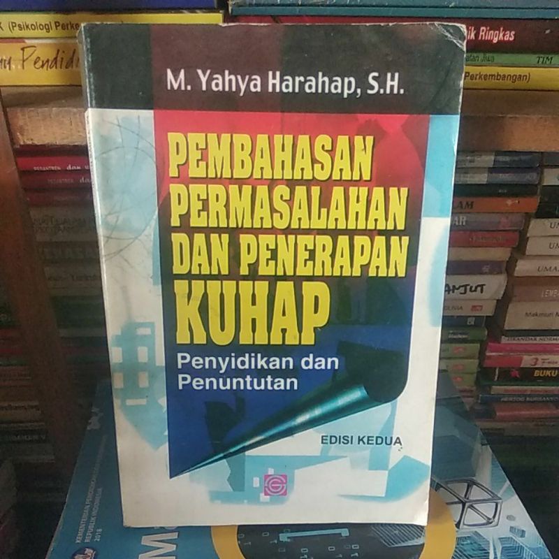 Jual Buku Pembahasan Permasalahan Dan Penerapan Kuhap Penyidikan Dan