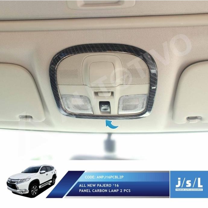 Jual JSL Panel Karbon Lampu Plafon All New Pajero Sport 2 Pcs Shopee