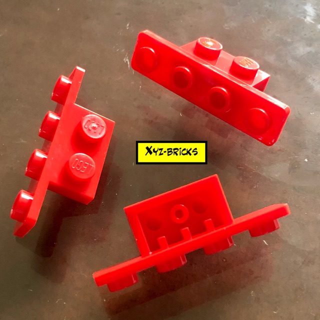 Jual LEGO PARTS 6089576 Angle Plate 1x2 1x4 Bright Red Shopee