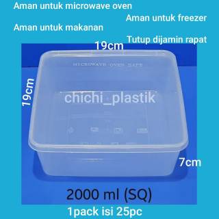 Jual Thinwall Food Container Ml Kotak Makan Bening Mangkok