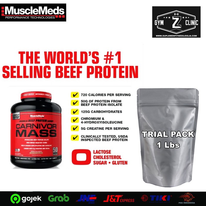 Jual Musclemeds Carnivor Mass Ecer Lbs Susu Fitness Beef Protein