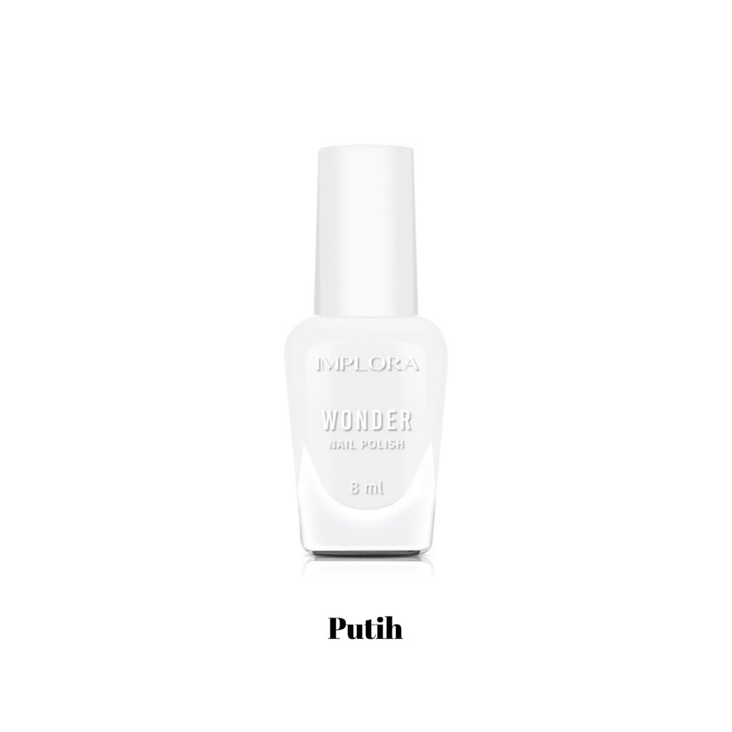 Jual Implora Kutek Warna Nude Wonder Clear Bening Red Nail Polish