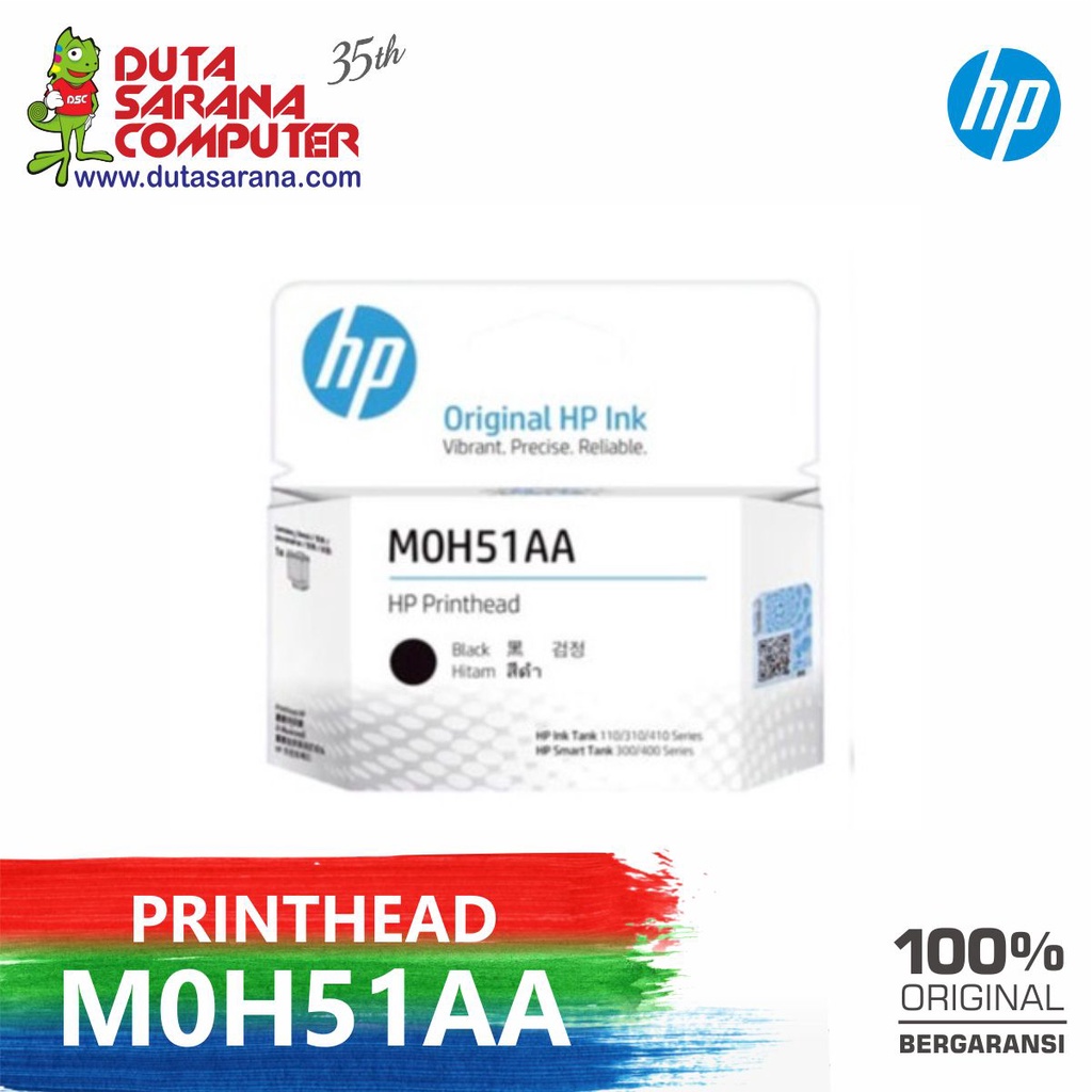 Jual HP Printhead For Ink Tank M0H50AA M0H51AA Black Dan Tri Color