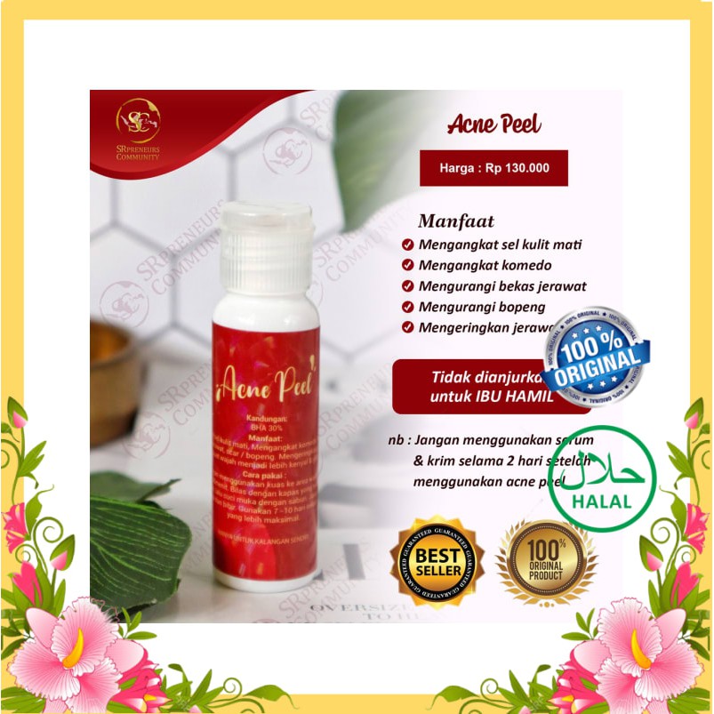 Jual CHEMICAL PEELING ACNE ACNE PEEL SOLUSI BOPENG SCAR BHA 30