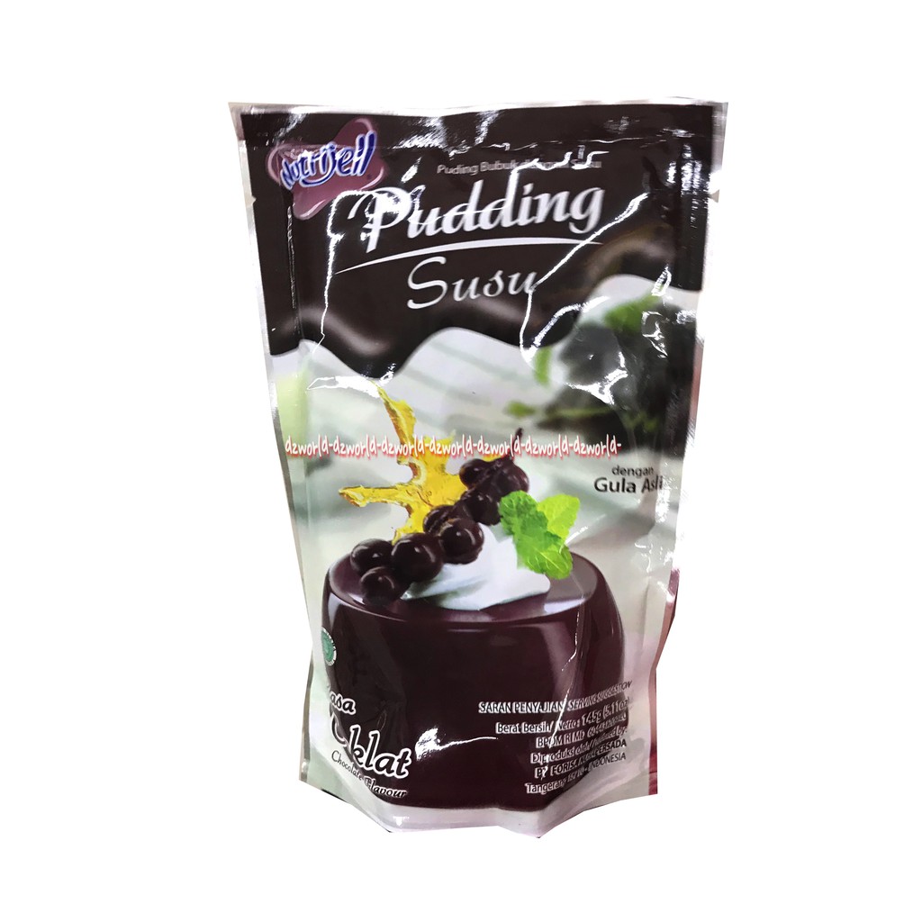 Jual Nutrijell Pudding Susu Rasa Coklat Flavour 145gr Cokelat Nutrijel