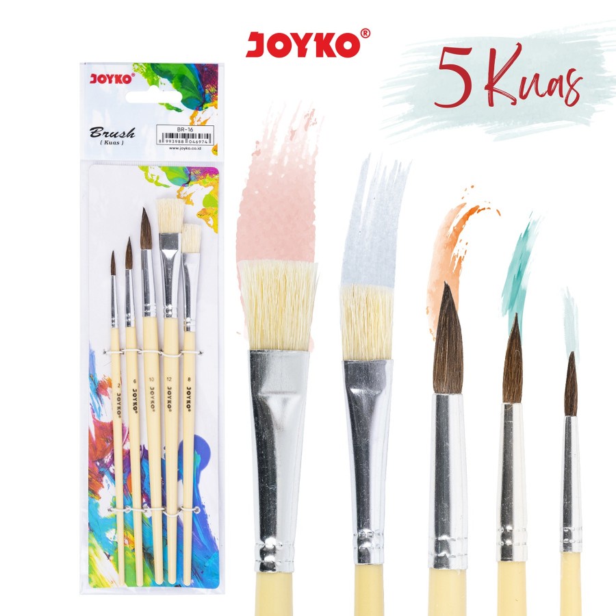 Jual Kuas Lukis Joyko Br Painting Brush Kuas Cat Air Minyak Dan