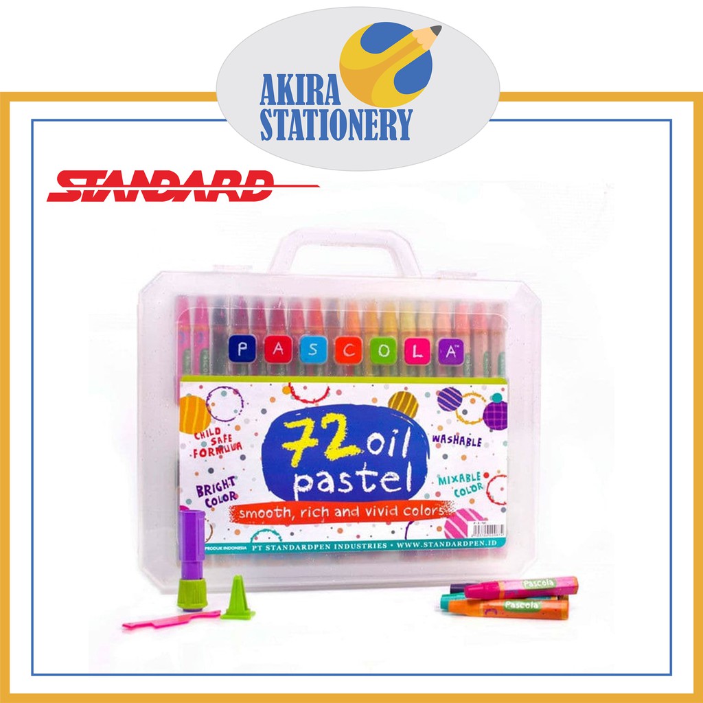 Jual CRAYON OIL PASTEL CRAYON STANDARD PASCOLA 72 72 WARNA Shopee