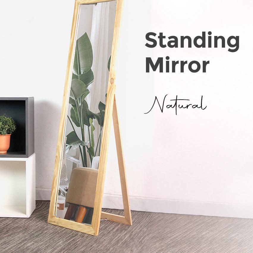 Jual Terlaris Standing Mirror Cermin Berdiri Kayu Jati Belanda