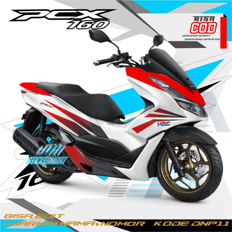 Jual Decal New Pcx Motif Polos Grafis Simple Variasi Full Body