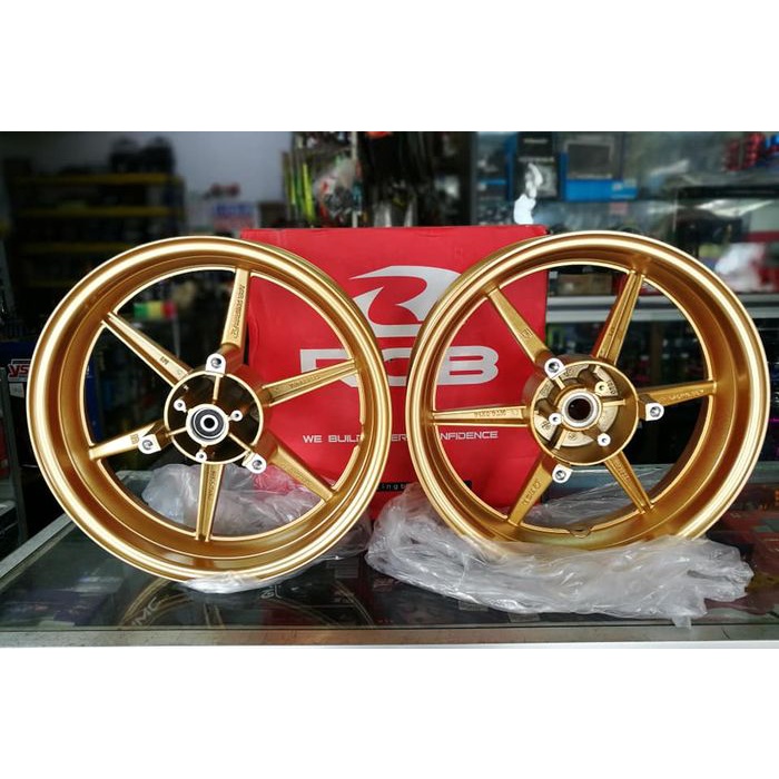 Jual Velg Rcb Sp Nmax Warna Gold Ring Ukuran Depan Belakang