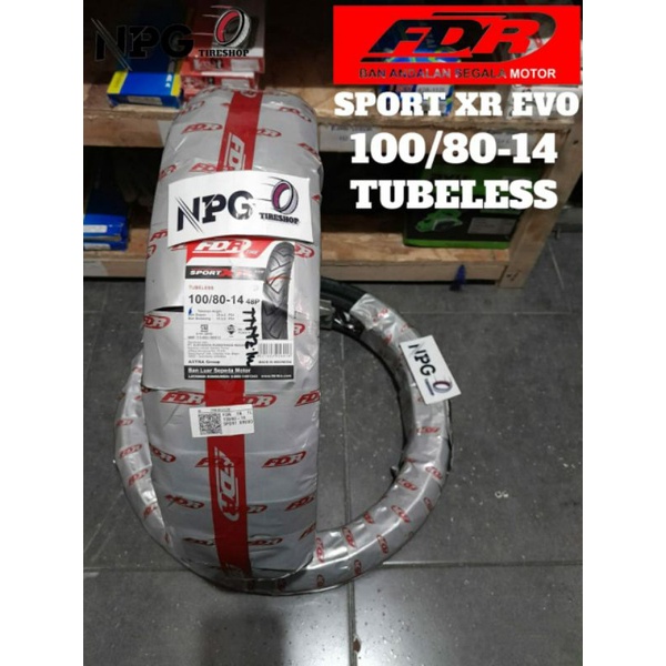 Jual Fdr Sport Xr Evo Tubeless Ban Luar Depan Belakang Motor