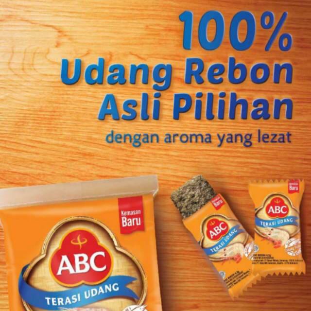 Jual TERASI ABC UDANG REBON ASLI 4 2gr ISI 20 SACHET Shopee Indonesia