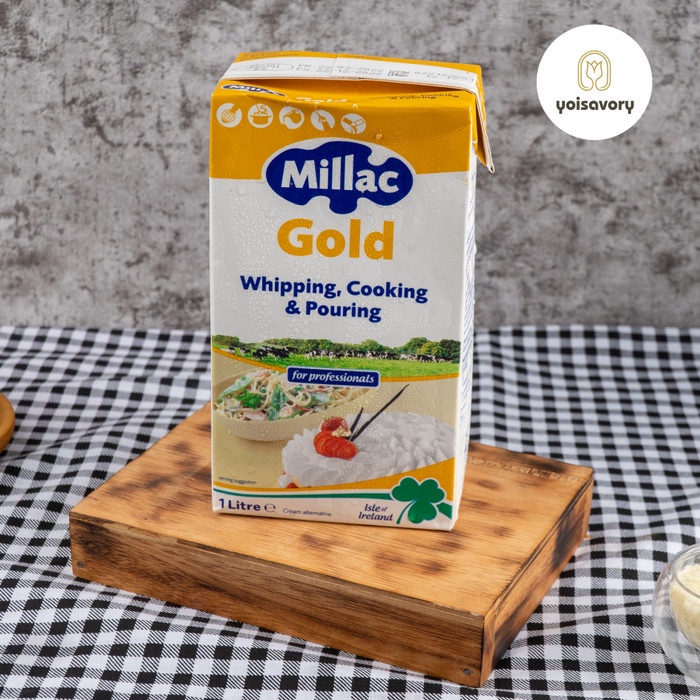 Jual Milac Gold Whipping Cream 1000ML Whip Krim Cair Kemasan 1 LITER