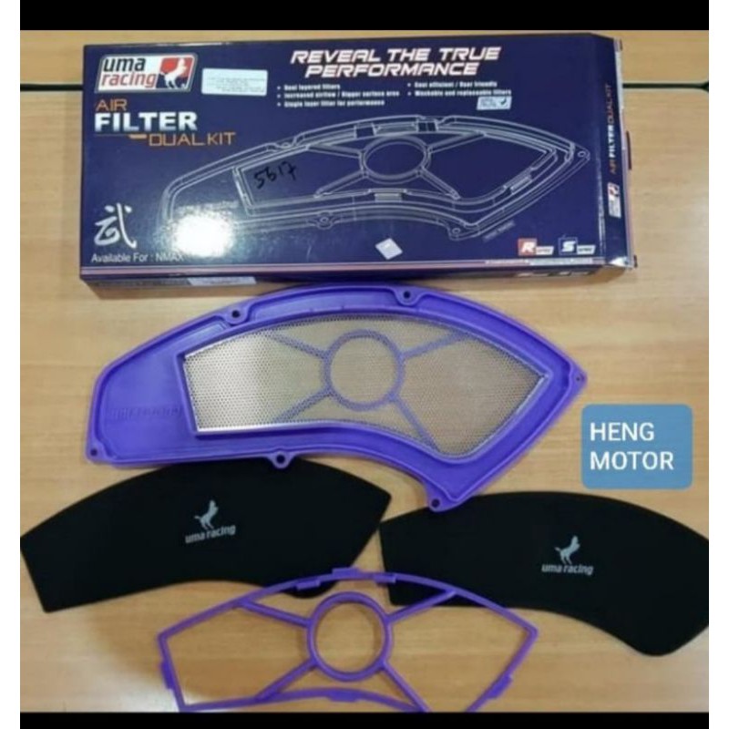 Jual AIR FILTER Filter Udara Uma Racing Yamaha N Max 155 Dual Kit