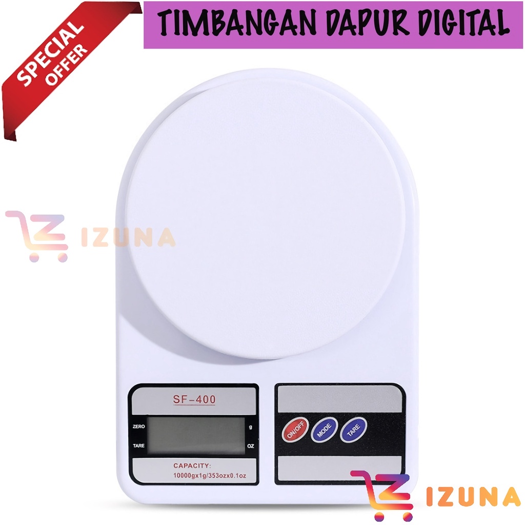 Jual IZUNA TIMBANGAN DAPUR DIGITAL KITCHEN SCALE TIMBANGAN