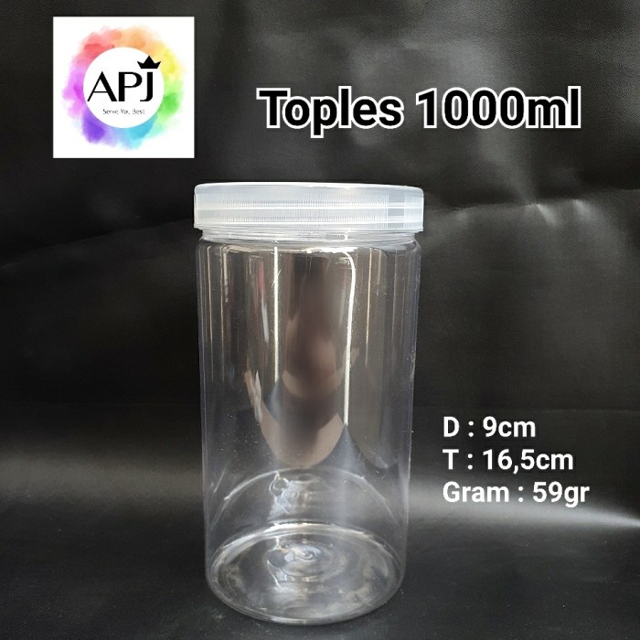 Jual Makanan Toples Toples Jar Plastik Tabung Ml Toples Cylinder