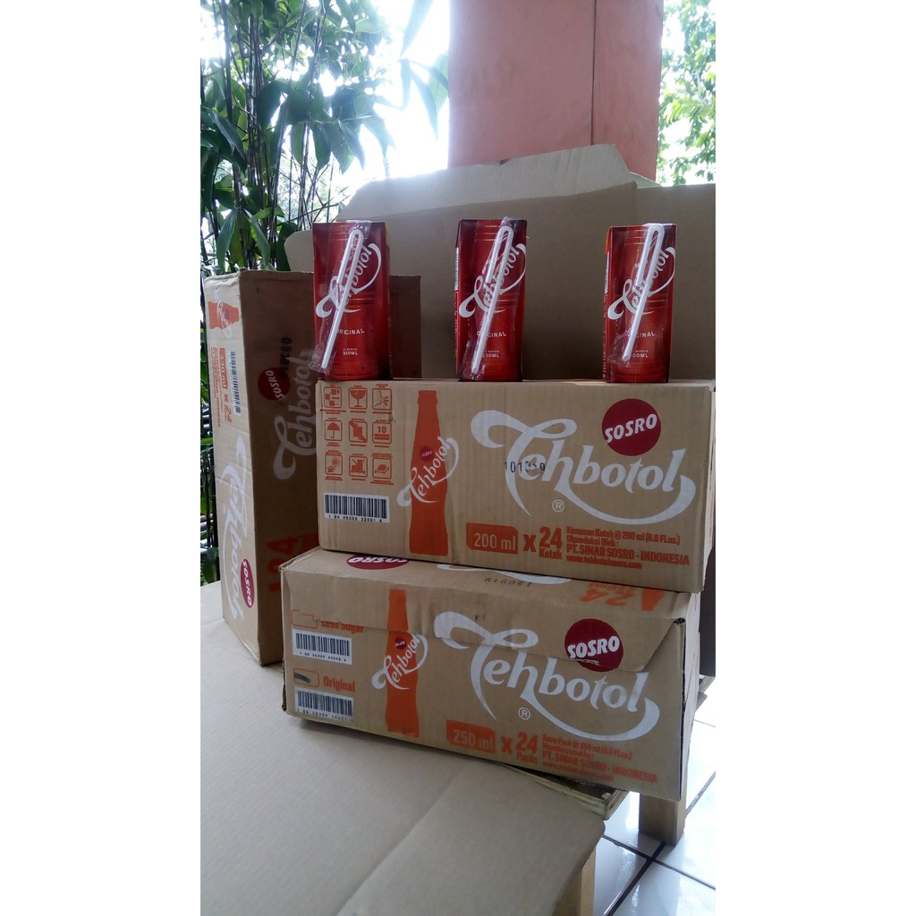 Jual Teh Botol Sosro Kotak 200 Ml Isi 24 Pcs Kartonan Shopee Indonesia