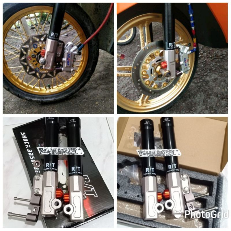 Jual Tabung Botom Shock Sok Depan Rt Stage Breket Monoblok Kanan Yamaha