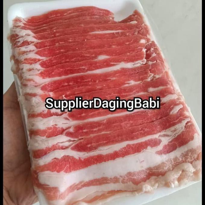 Jual Wajib Baca Deskripsi Ready Porkbelly Samcan Babi Slice Mesin