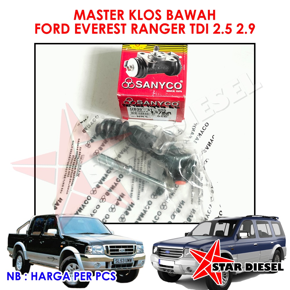 Jual Clutch Master Klos Master Kopling Bawah Ub Sanyco Ford