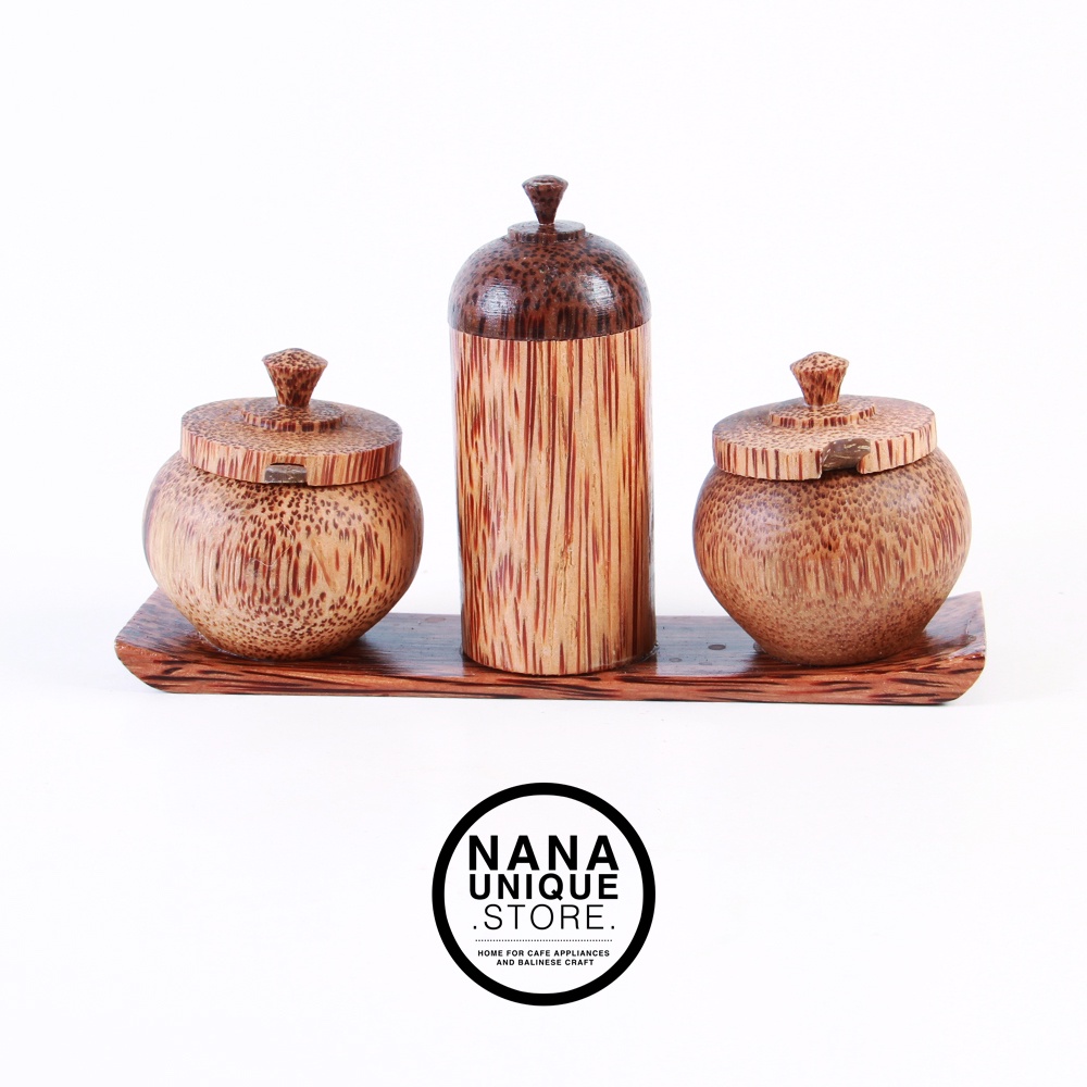 Jual Toples Bumbu Pc Wadah Kayu Tempat Kayu Toples Kayu Tempat