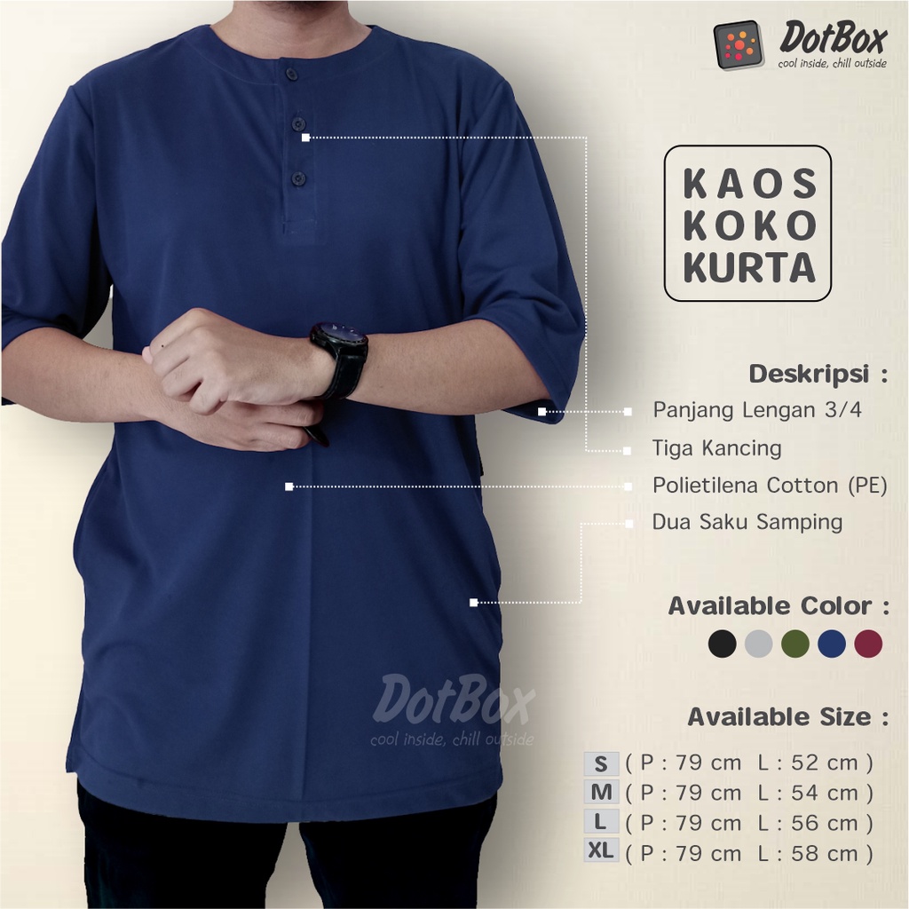 Jual Koko Kurta Kaos Bahan Adem Kurta Pakistan Bahan Polietilena