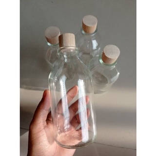 Jual BOTOL KACA TUTUP KAYU 250ML CORK BOTOL 250ML Shopee Indonesia