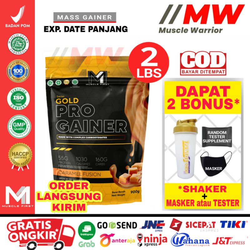 Jual Muscle First M1 Gainer 2 Lbs 900 Gram M1 Gold Pro Gainer 2Lbs