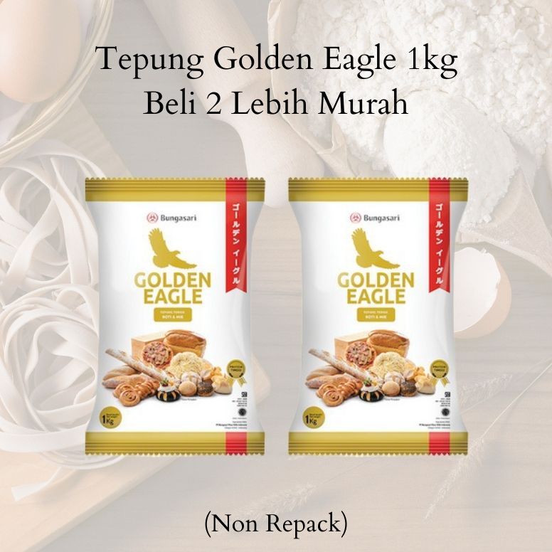 Jual Tepung Protein Tinggu Bungasari Golden Eagle Kg Soft Taiwanese