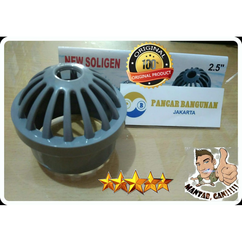 Jual Roof Drain Pvc Soligen Inch Saringan Talang Soligen Inch