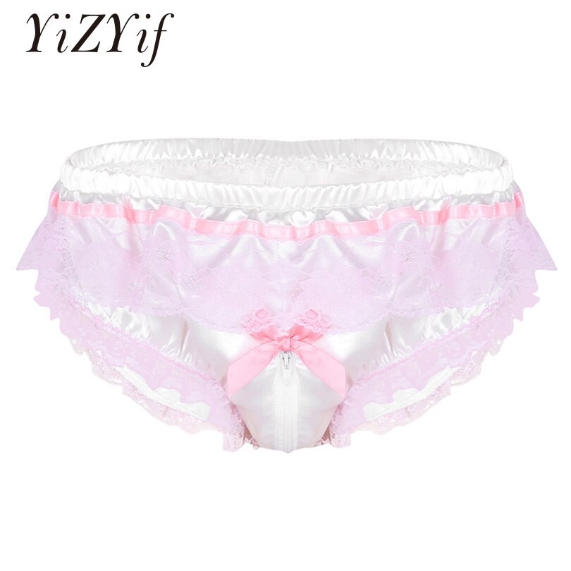 Jual Bebas Ongkir Yizyif Sexy Men Underwear Gay Sissy Panties Shiny