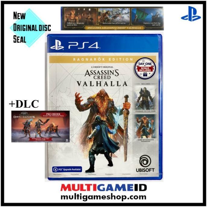 Jual Ps Assassins Creed Valhalla Ragnarok Edition Base Game Dlc