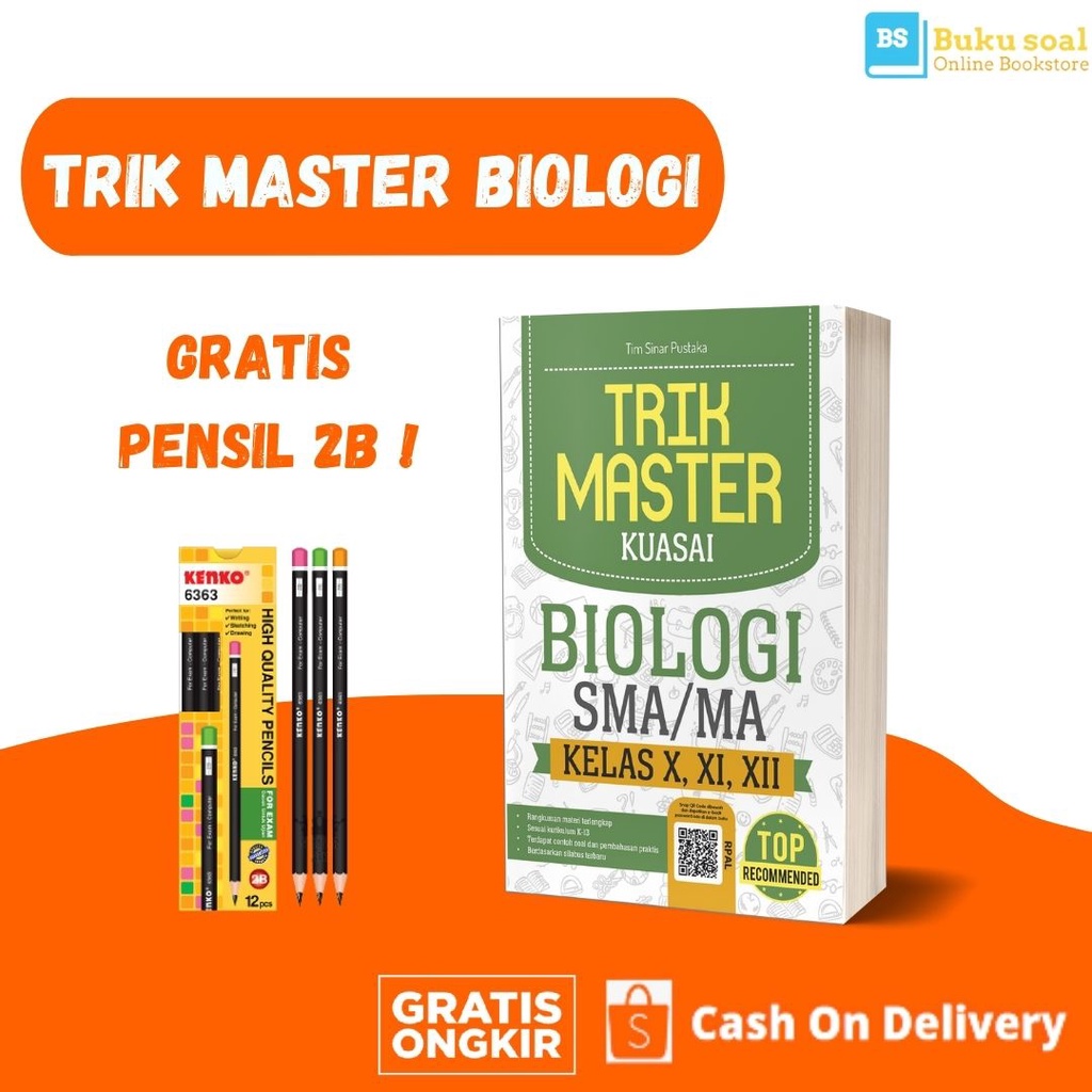 Jual BUKU SMA TRIK MASTER KUASAI FISIKA MATEMATIKA KIMIA