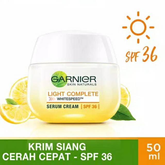 Jual Garnier Light Brigth Complete White Speed Serum Day Cream Extra