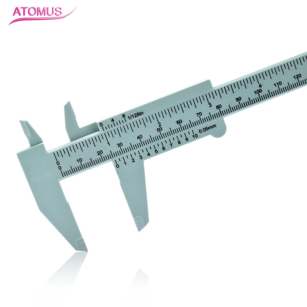 Jual Produk Import Pc Portable Mm Plastic Eyebrow Measuring Vernier