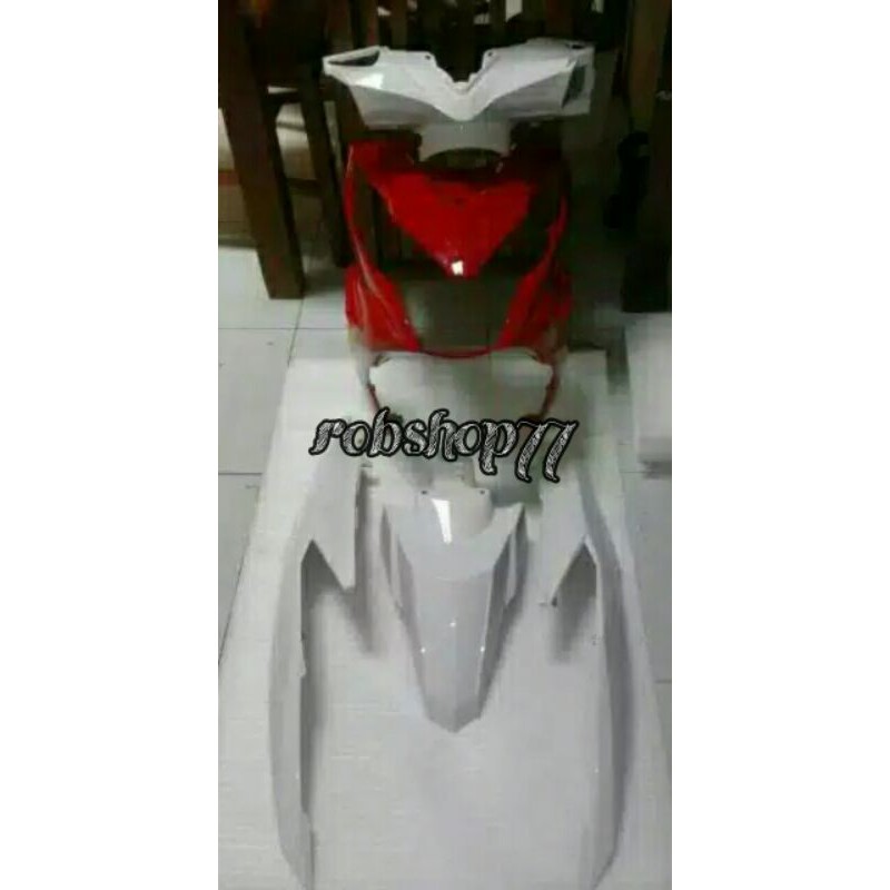 Jual FULL SET BODY HALUS HONDA BEAT FI NEW ESP 2017 2019 MERAH PUTIH